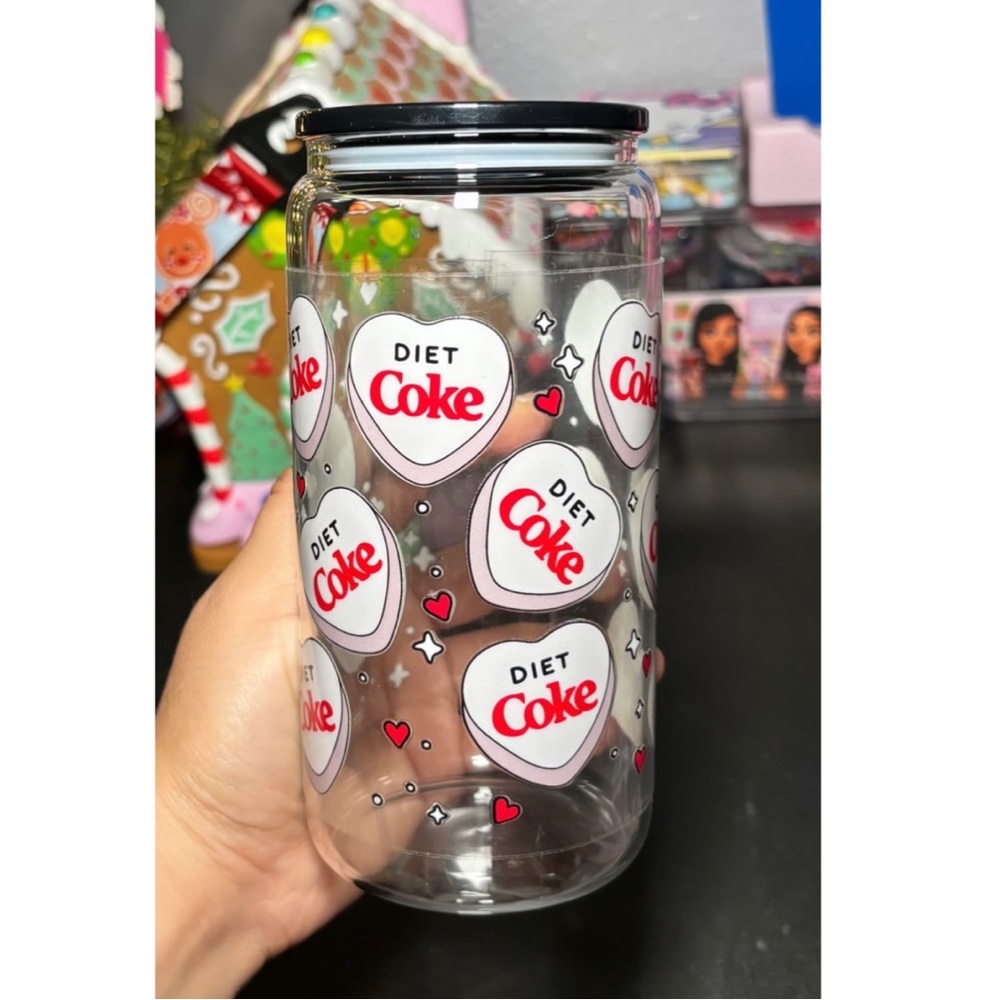 Valentines heart 16oz cup